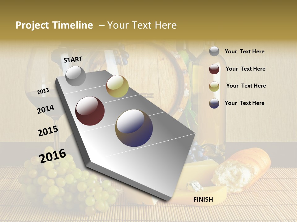 Beverage Luxury Yellow PowerPoint Template
