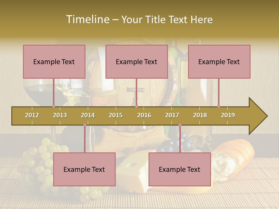 Beverage Luxury Yellow PowerPoint Template