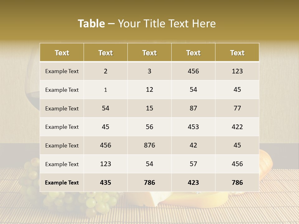 Beverage Luxury Yellow PowerPoint Template