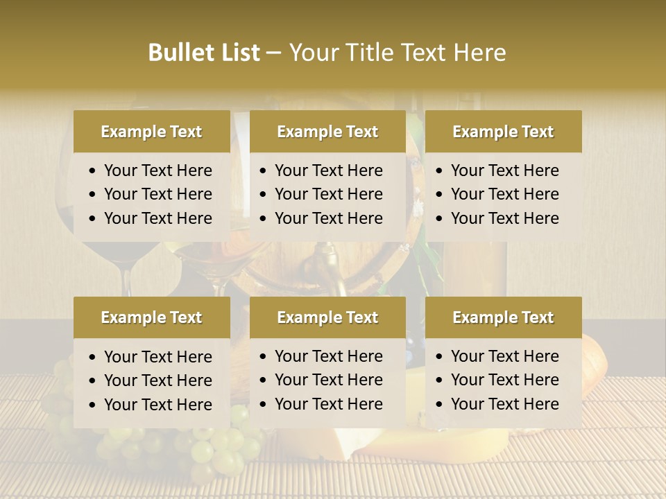 Beverage Luxury Yellow PowerPoint Template