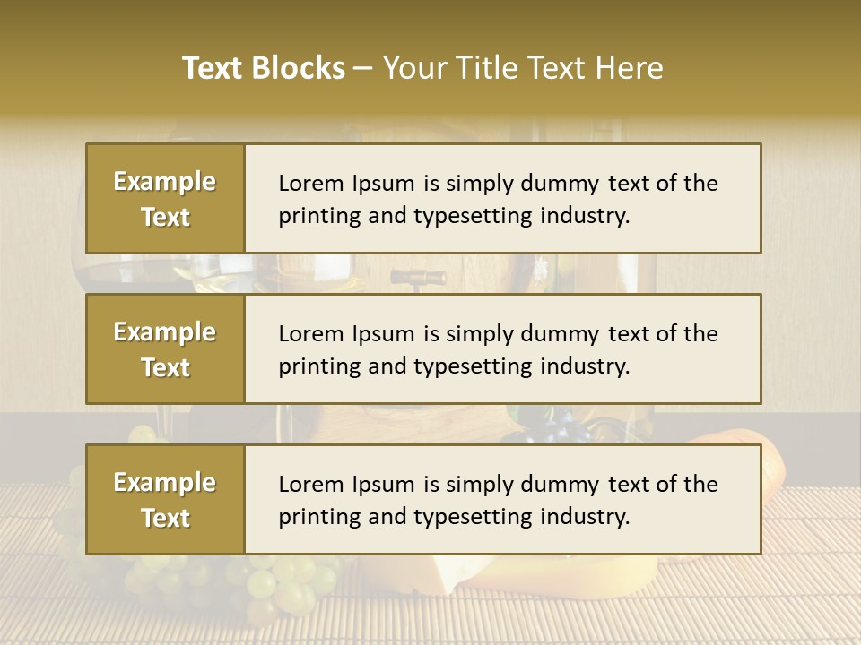 Beverage Luxury Yellow PowerPoint Template