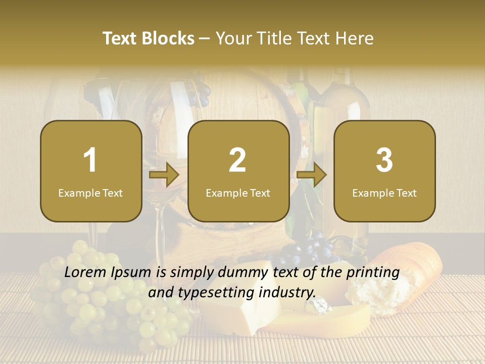 Beverage Luxury Yellow PowerPoint Template