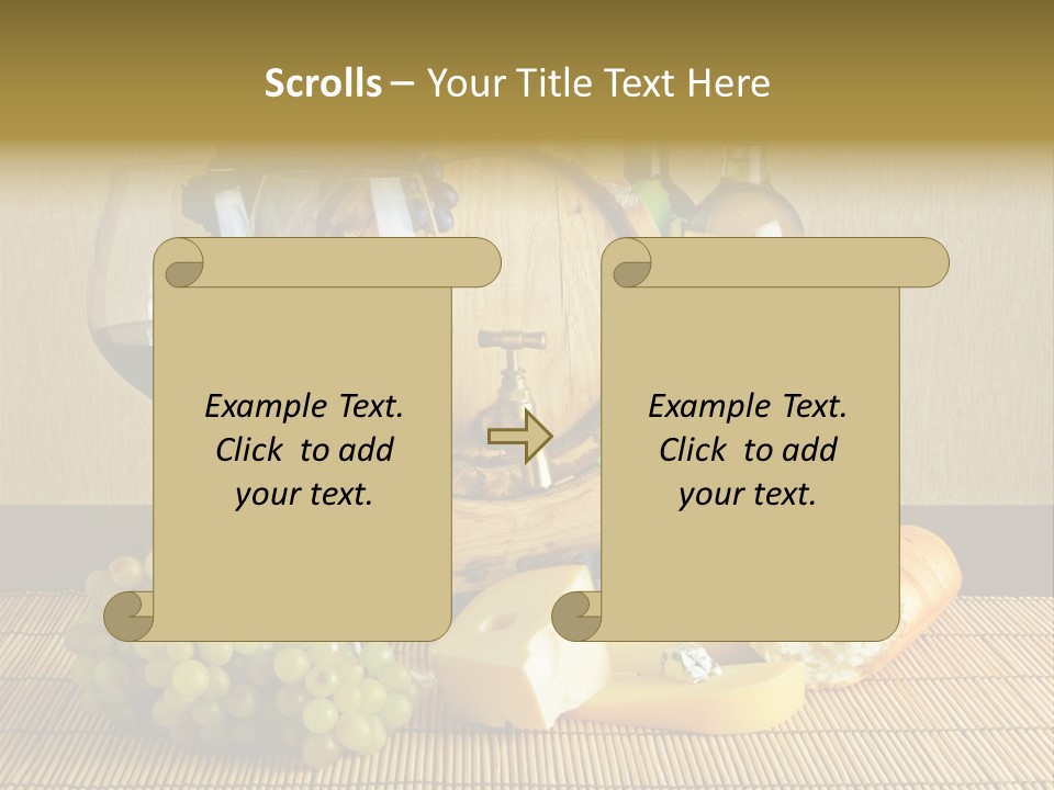 Beverage Luxury Yellow PowerPoint Template