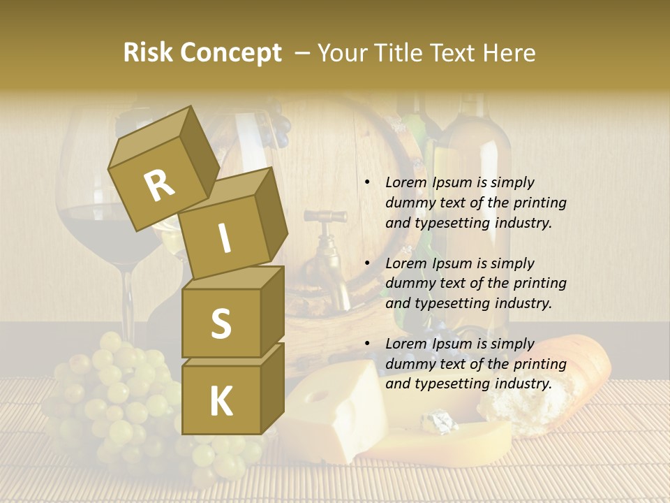 Beverage Luxury Yellow PowerPoint Template