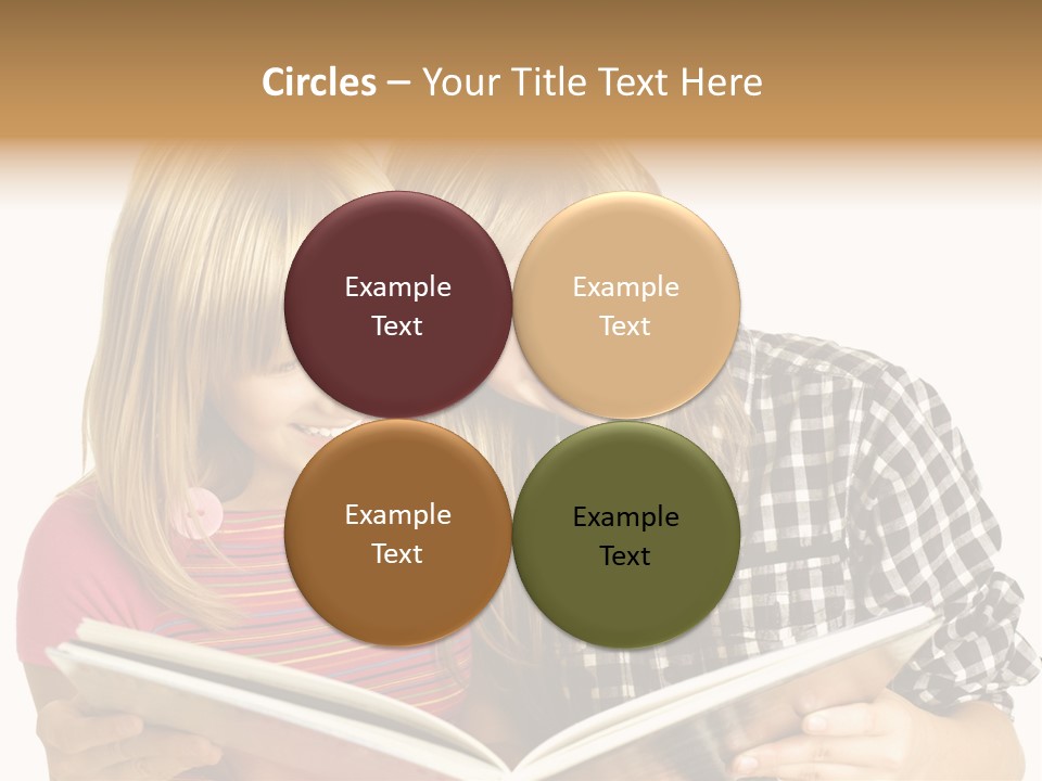 Girl Female Copyspace PowerPoint Template