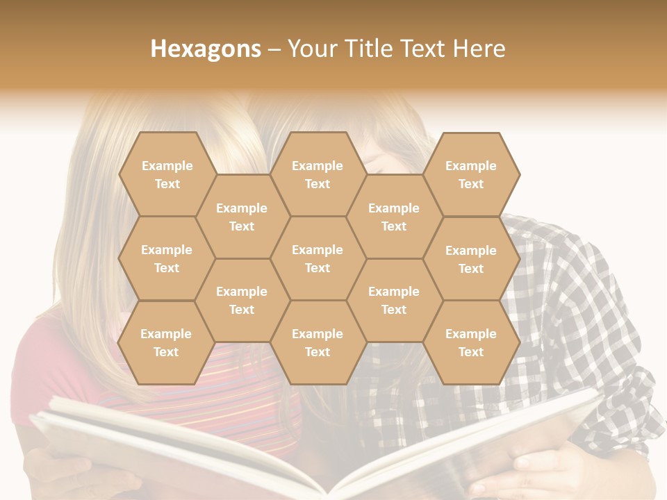 Girl Female Copyspace PowerPoint Template