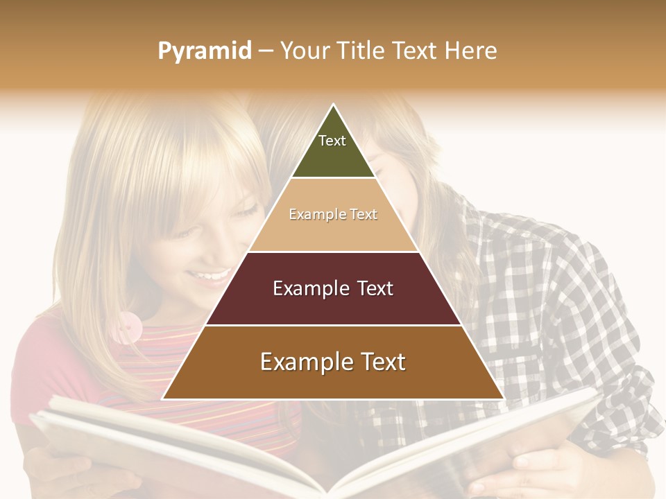 Girl Female Copyspace PowerPoint Template