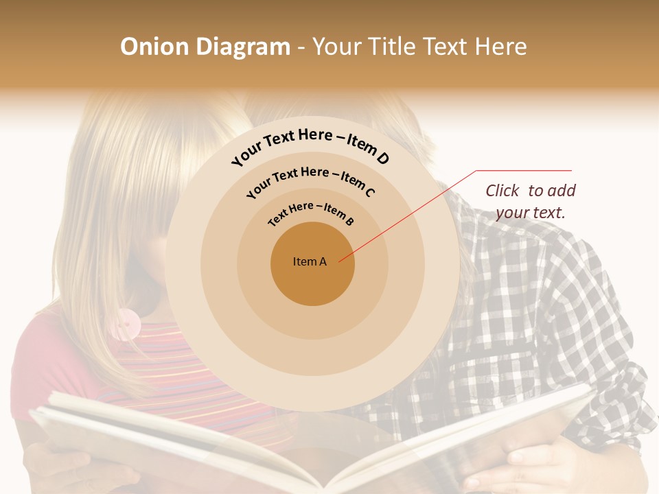 Girl Female Copyspace PowerPoint Template