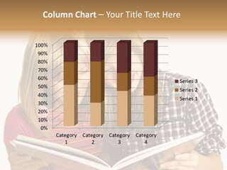 Girl Female Copyspace PowerPoint Template