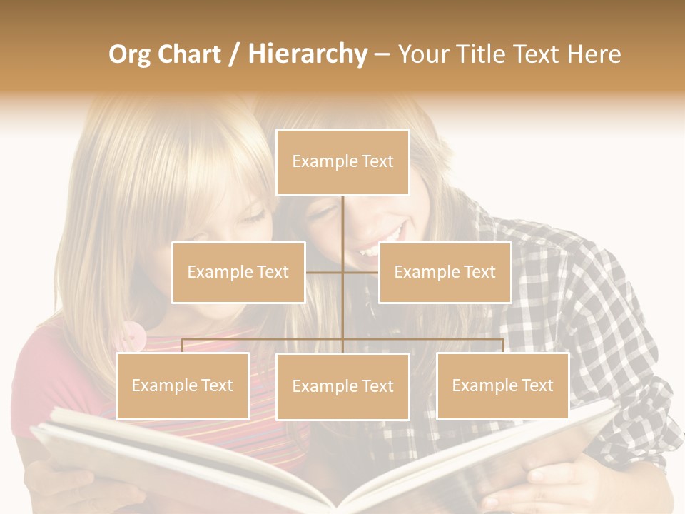 Girl Female Copyspace PowerPoint Template