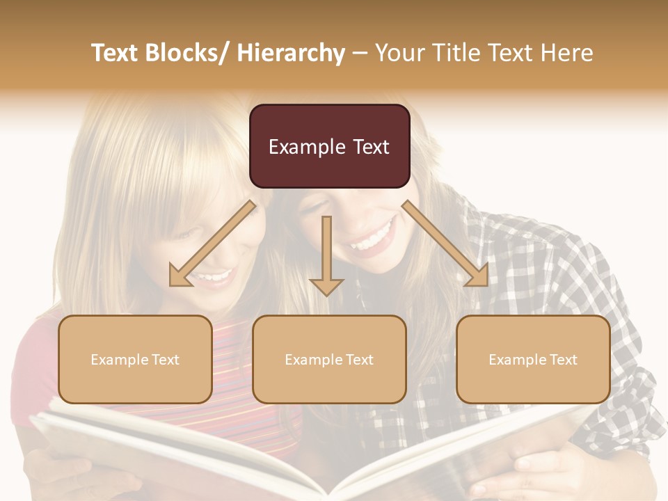 Girl Female Copyspace PowerPoint Template