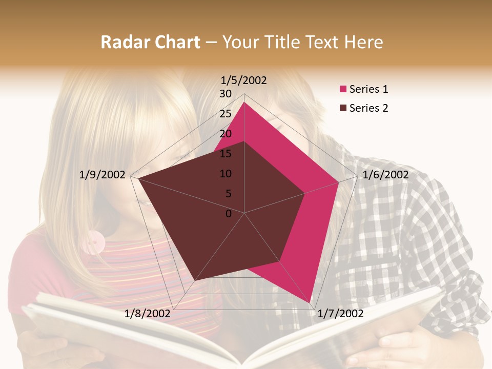 Girl Female Copyspace PowerPoint Template
