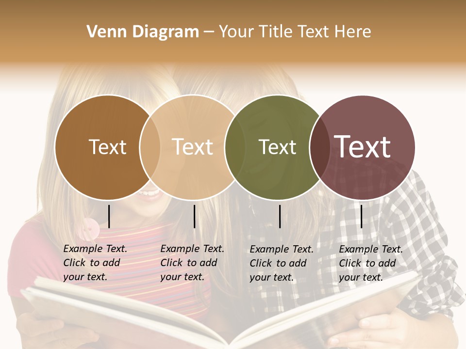 Girl Female Copyspace PowerPoint Template