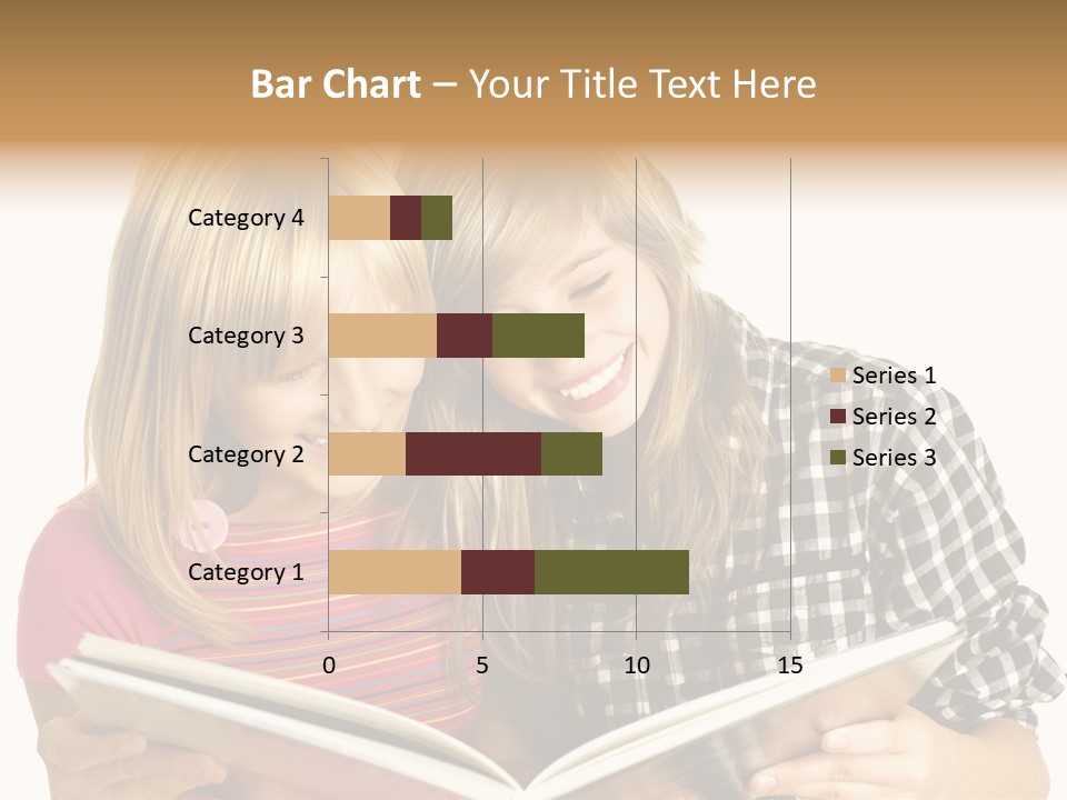 Girl Female Copyspace PowerPoint Template