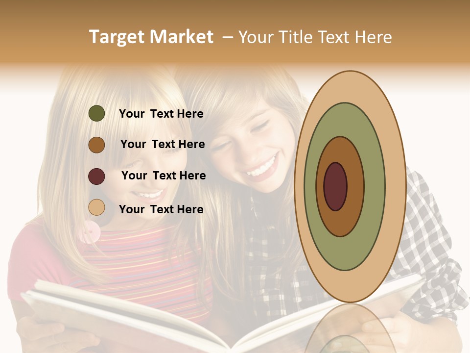 Girl Female Copyspace PowerPoint Template