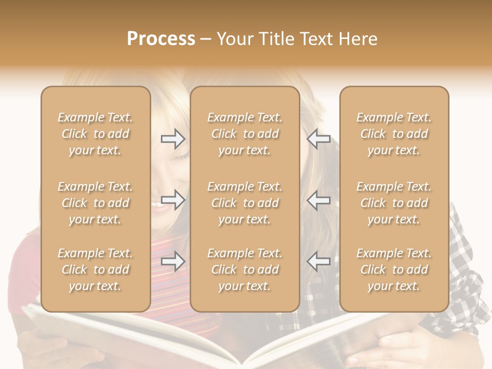 Girl Female Copyspace PowerPoint Template