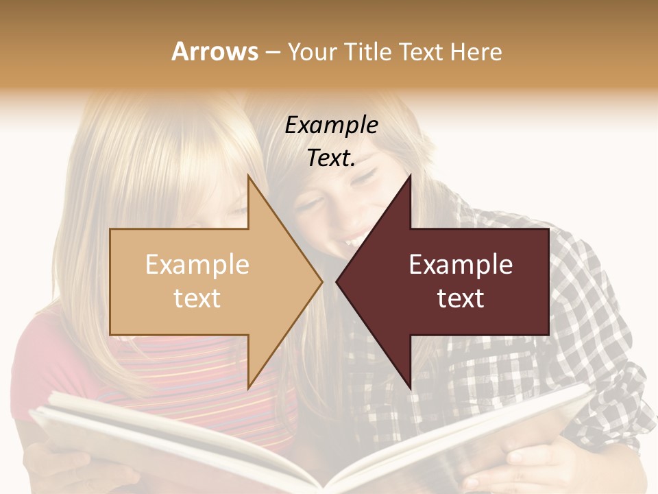 Girl Female Copyspace PowerPoint Template