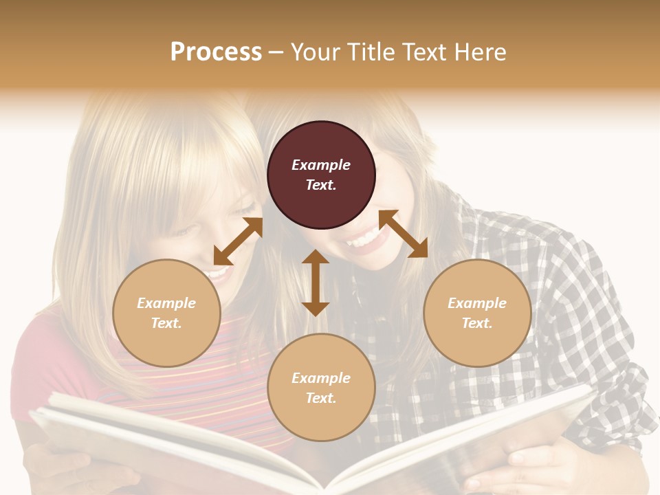 Girl Female Copyspace PowerPoint Template