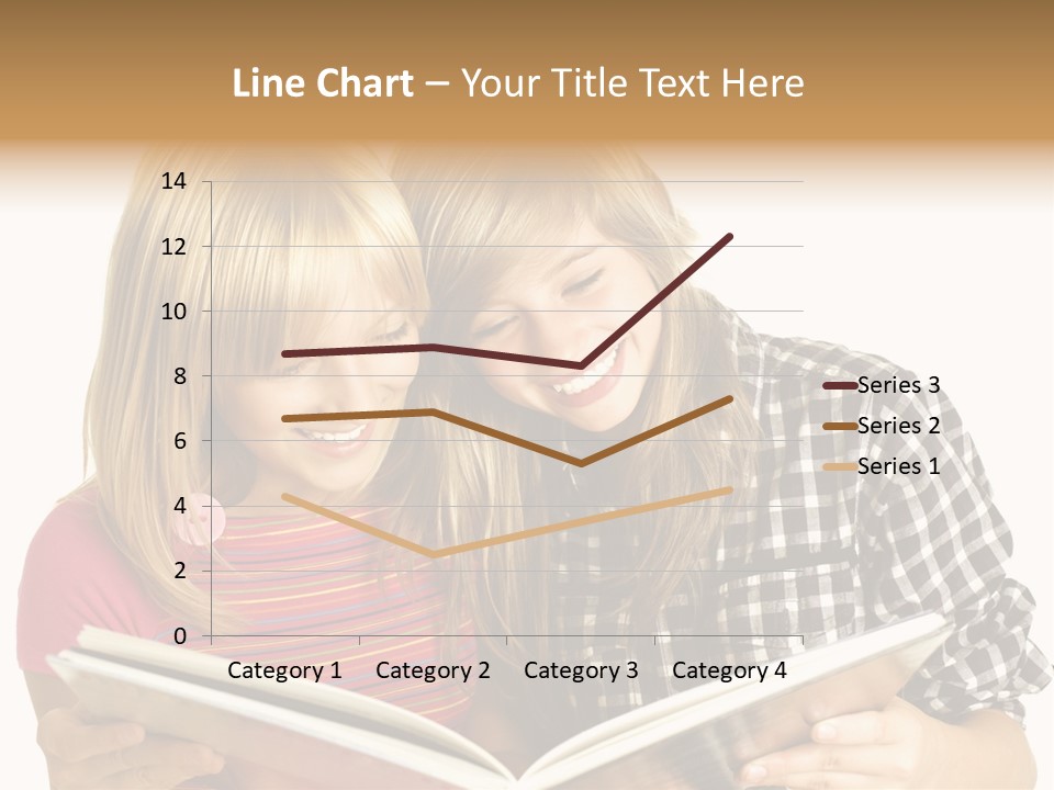 Girl Female Copyspace PowerPoint Template