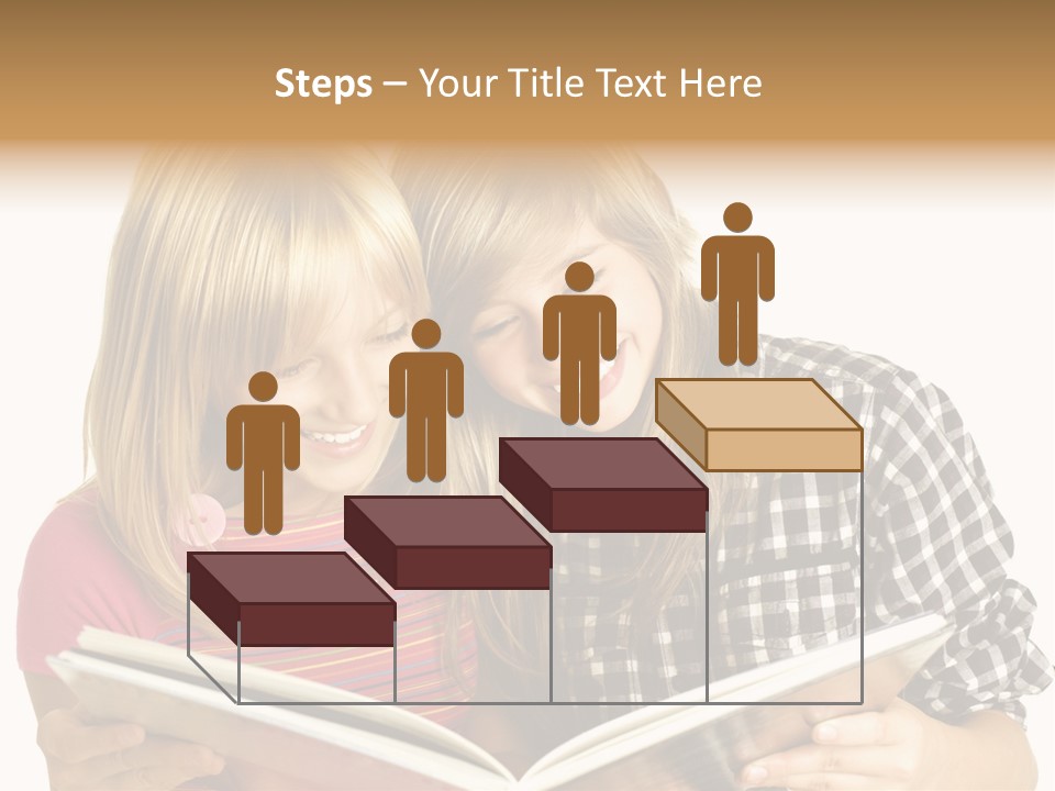 Girl Female Copyspace PowerPoint Template