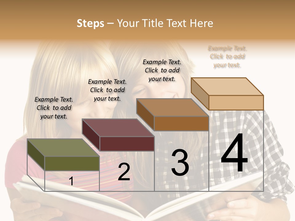 Girl Female Copyspace PowerPoint Template