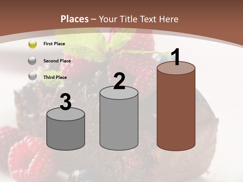 Raspberry Blackberry Fruit PowerPoint Template