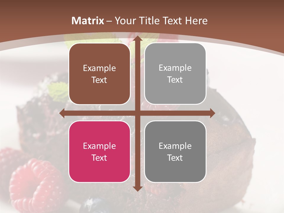 Raspberry Blackberry Fruit PowerPoint Template