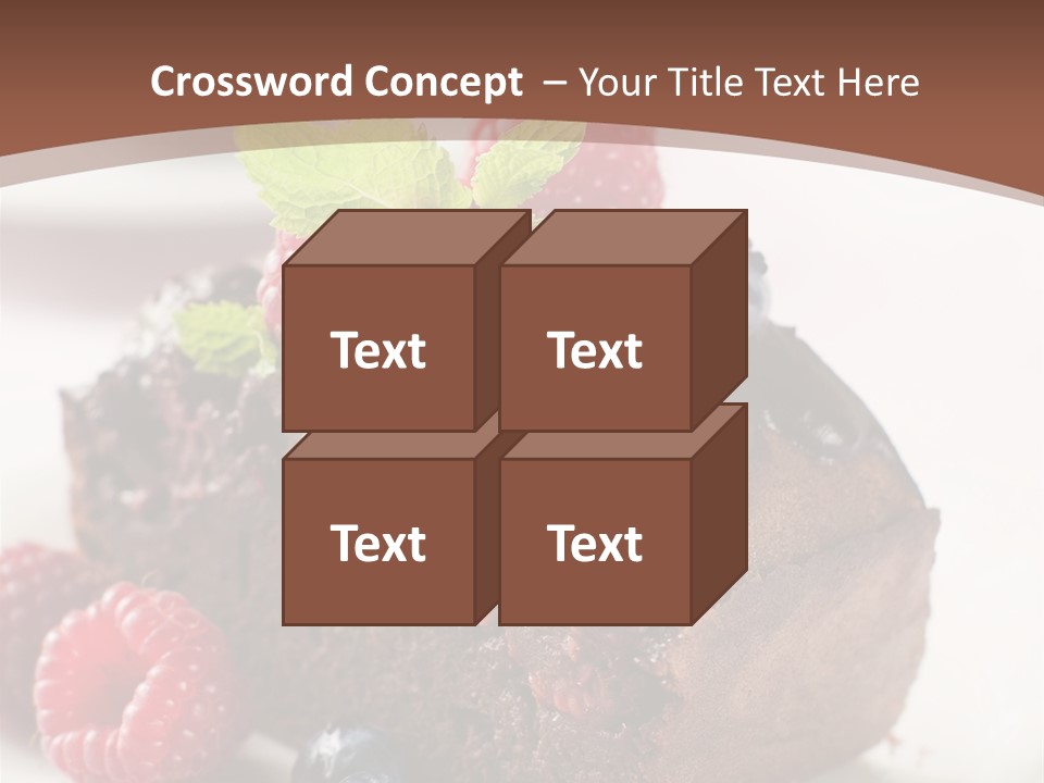 Raspberry Blackberry Fruit PowerPoint Template