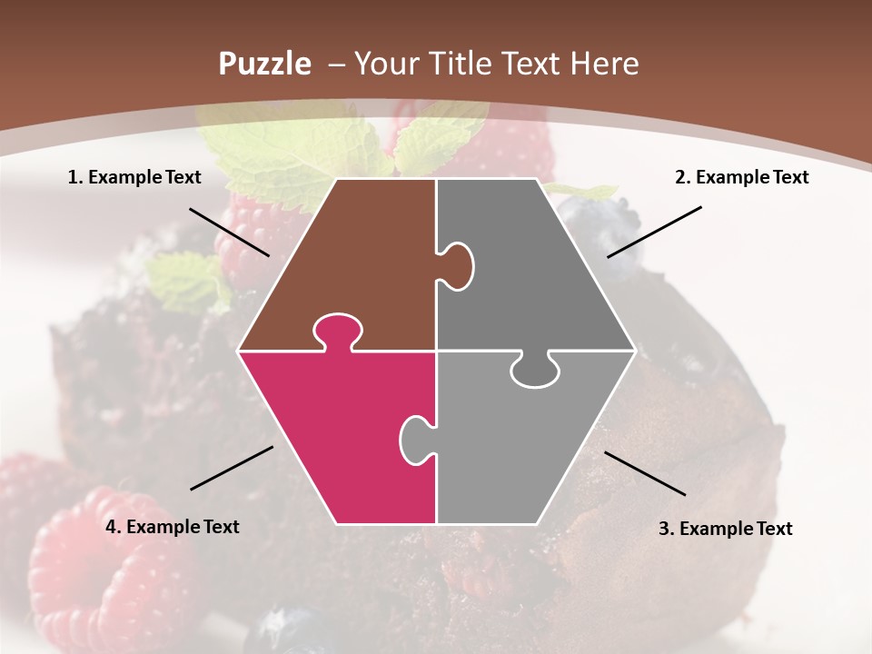 Raspberry Blackberry Fruit PowerPoint Template
