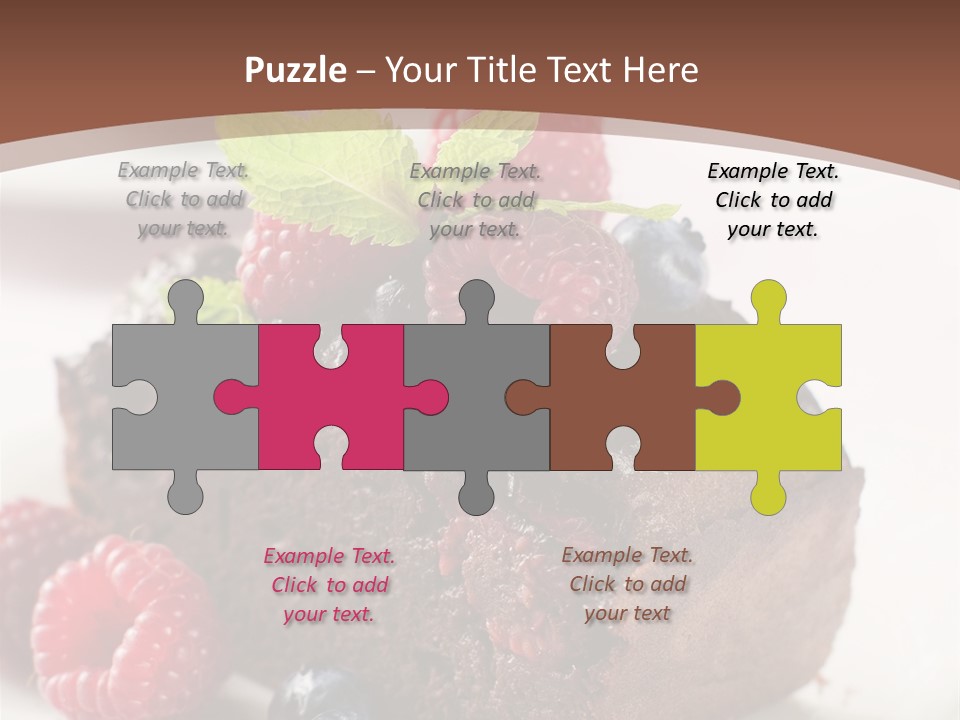 Raspberry Blackberry Fruit PowerPoint Template