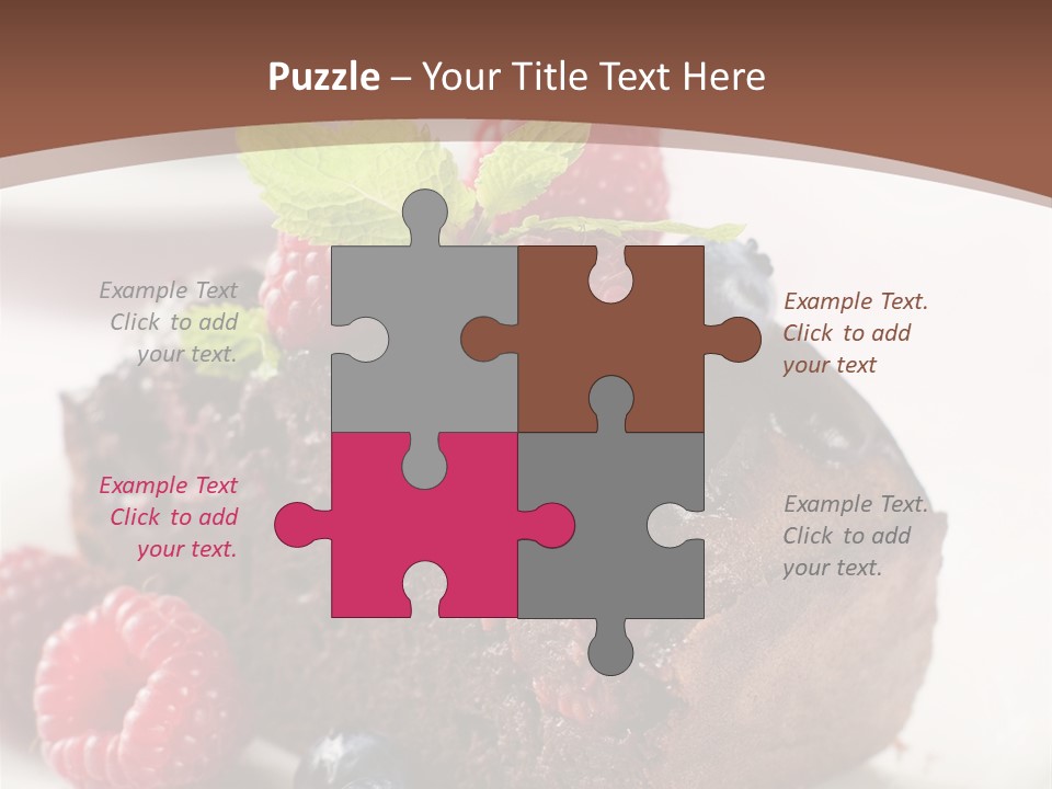 Raspberry Blackberry Fruit PowerPoint Template
