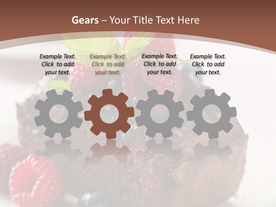 Raspberry Blackberry Fruit PowerPoint Template