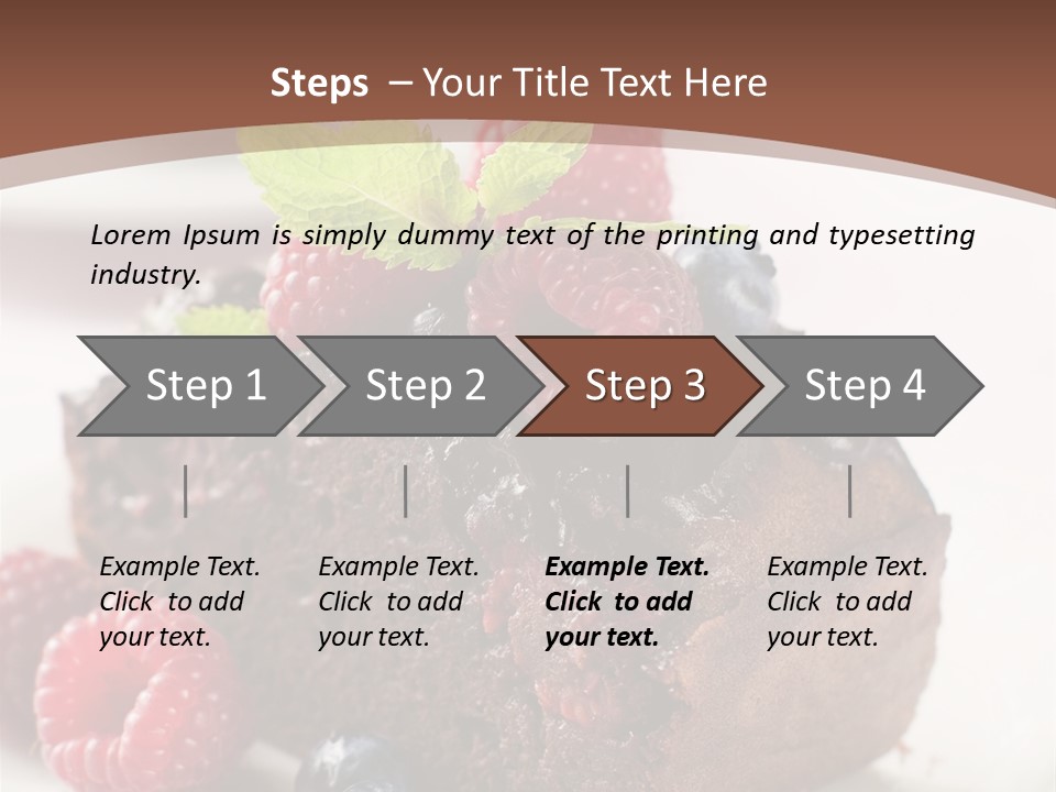 Raspberry Blackberry Fruit PowerPoint Template
