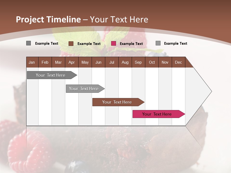 Raspberry Blackberry Fruit PowerPoint Template