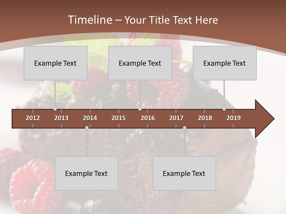 Raspberry Blackberry Fruit PowerPoint Template