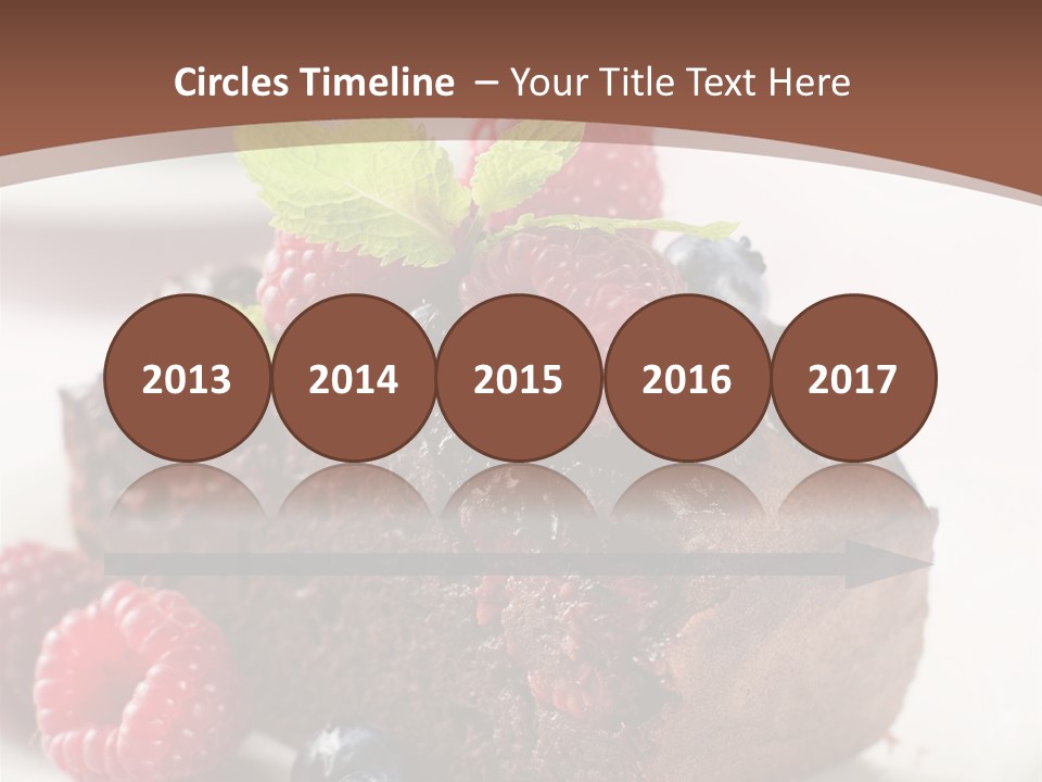 Raspberry Blackberry Fruit PowerPoint Template