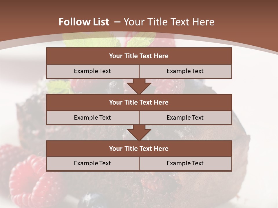 Raspberry Blackberry Fruit PowerPoint Template
