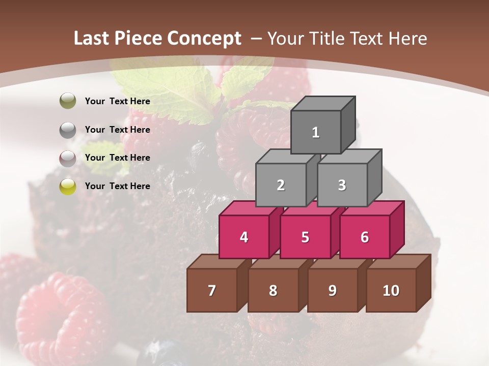 Raspberry Blackberry Fruit PowerPoint Template