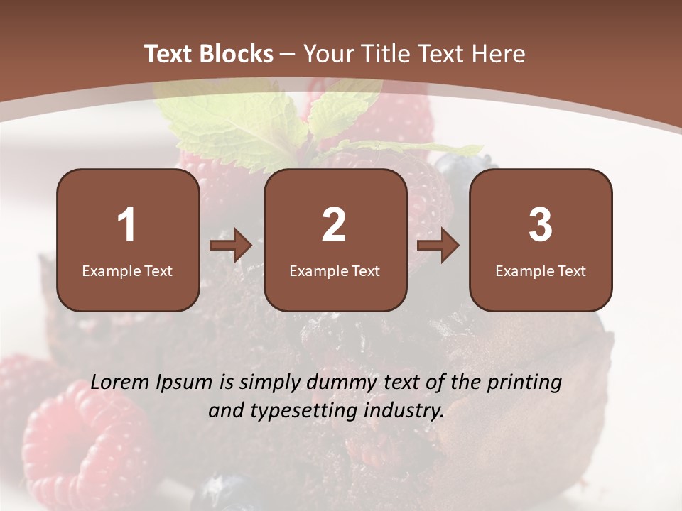 Raspberry Blackberry Fruit PowerPoint Template