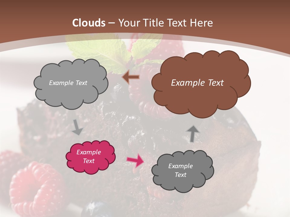 Raspberry Blackberry Fruit PowerPoint Template