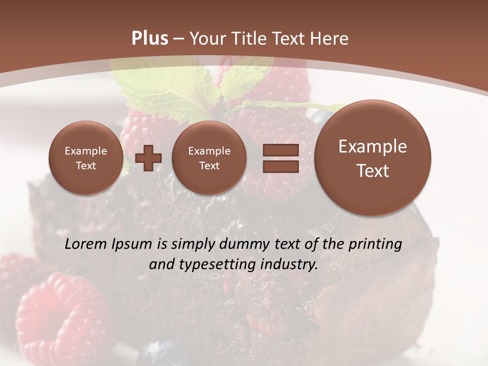 Raspberry Blackberry Fruit PowerPoint Template