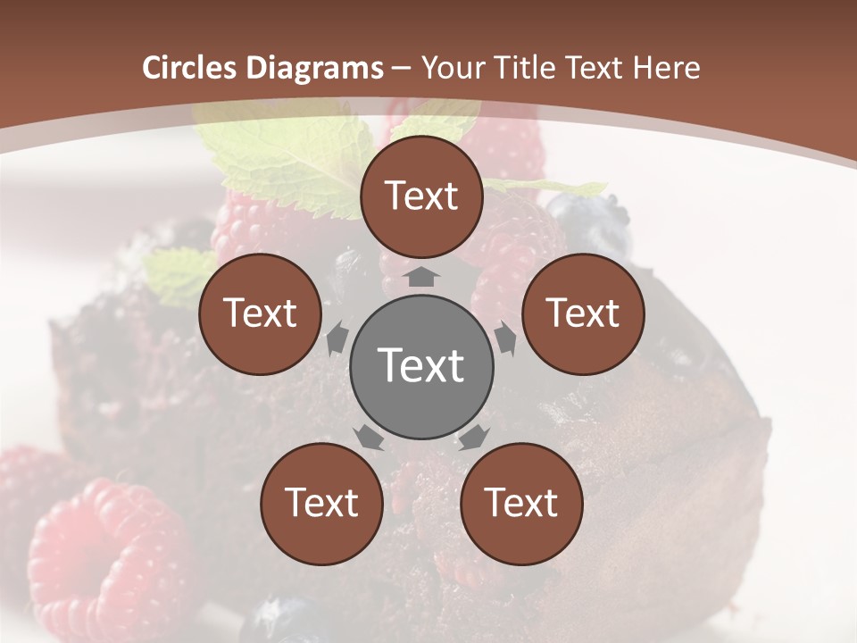 Raspberry Blackberry Fruit PowerPoint Template