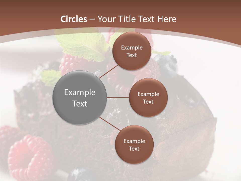 Raspberry Blackberry Fruit PowerPoint Template