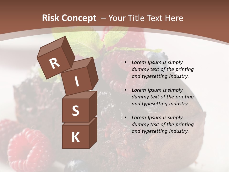 Raspberry Blackberry Fruit PowerPoint Template