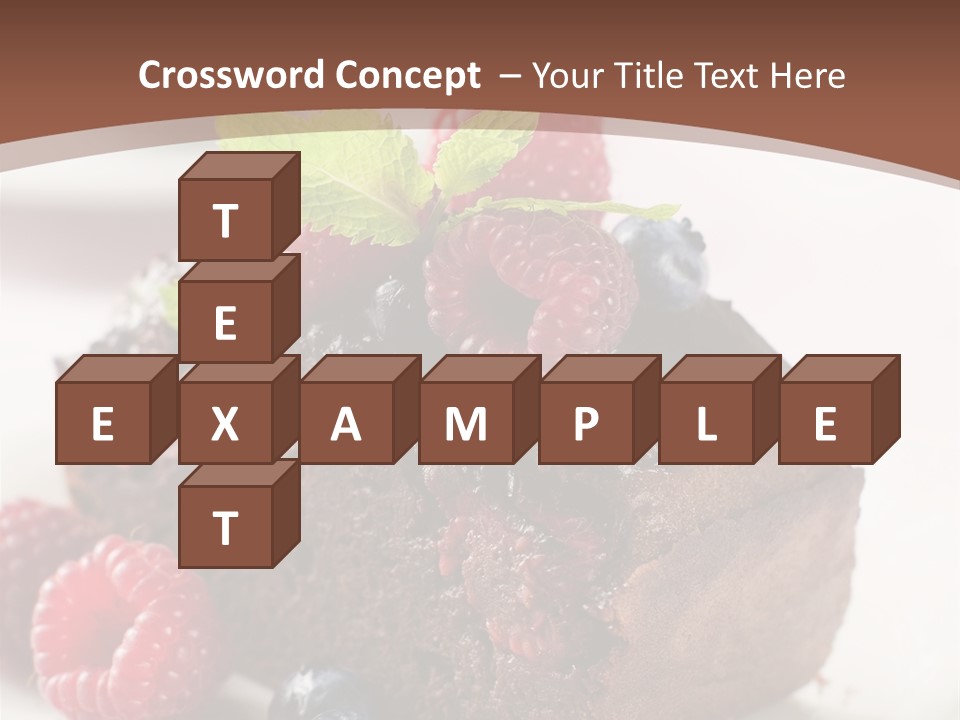 Raspberry Blackberry Fruit PowerPoint Template