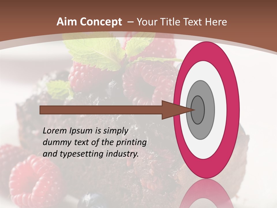 Raspberry Blackberry Fruit PowerPoint Template