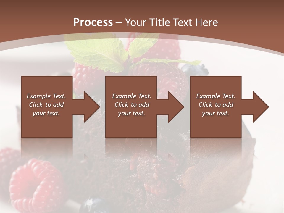 Raspberry Blackberry Fruit PowerPoint Template
