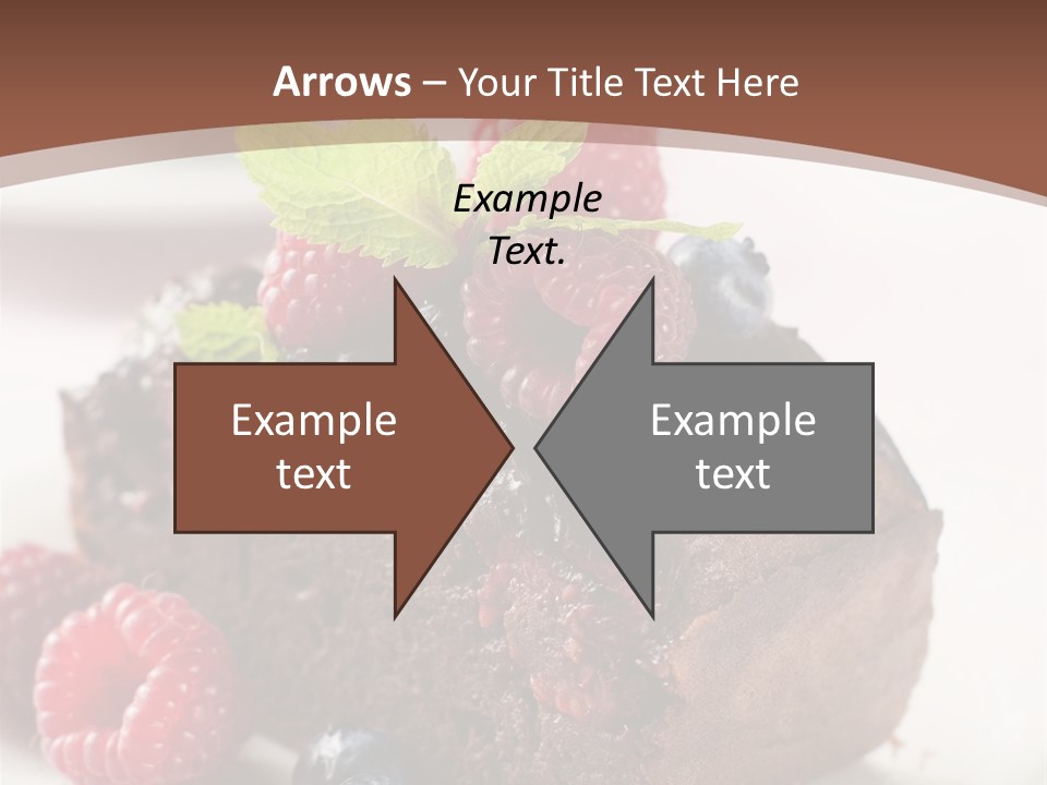 Raspberry Blackberry Fruit PowerPoint Template