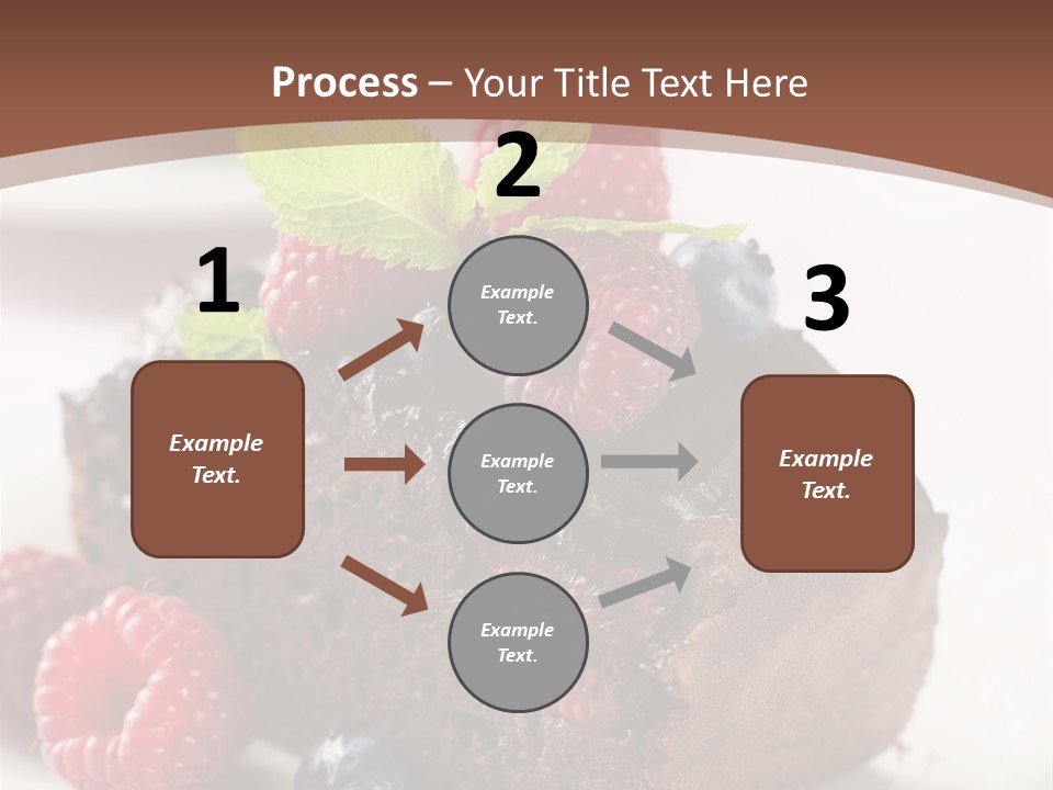 Raspberry Blackberry Fruit PowerPoint Template