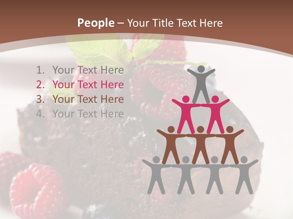 Raspberry Blackberry Fruit PowerPoint Template